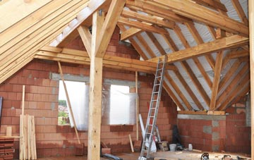 Ball Hill attic trusses